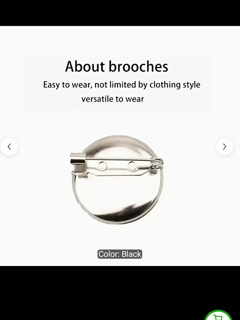 Black Ribbon Wall Decor with Crystal Brooch -